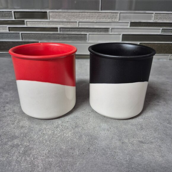 Starbucks 2017 Angle Dipped Matte Glaze  Coffee Mugs - Picture 3 of 9